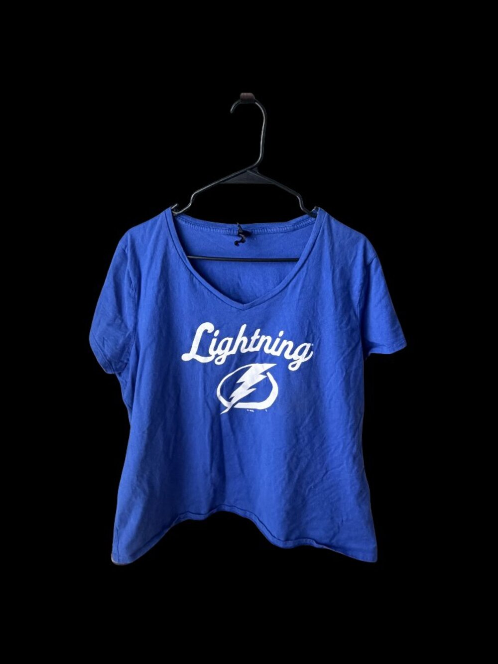 Womens Tampa Bay Lightening T shift 2XL Blue